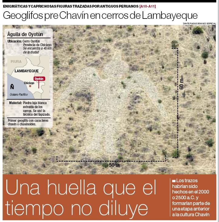 Geoglifos Pre-incas en el Valle de Zaña, Perú - Dibujos o figuras gigantes en la superficie de la Tierra p73217